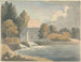 De molen van Bathampton - Edward Francis Burney — weergave van het kunstwerk