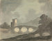 Pont en toren - Edward Francis Burney — weergave van het kunstwerk