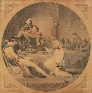 Edward Francis Burney - MacBeth The Banquet Scene MacBeth Act II Scene IV.webp