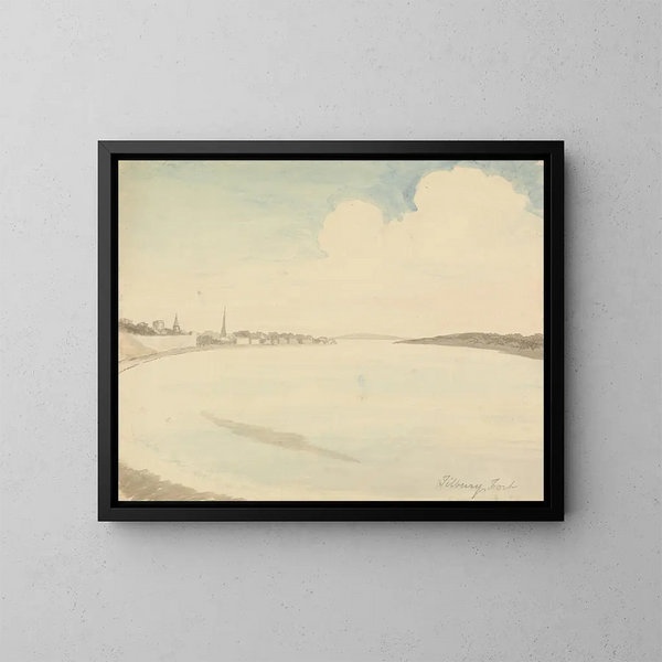Fort de Tilbury - Edward Francis Burney — ingelijst kunstwerk aan de muur