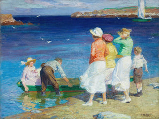 Edward Henry Potthast - A Sailing Party Going for a Sail.webp