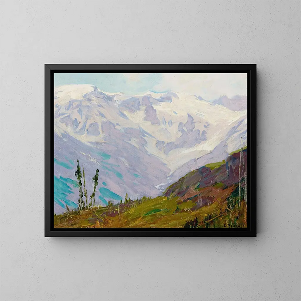 De Canadese rotsen - Edward Henry Potthast — ingelijst kunstwerk aan de muur
