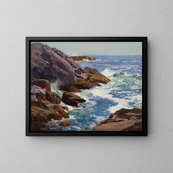 Crique des homards - Edward Henry Potthast — ingelijst kunstwerk aan de muur
