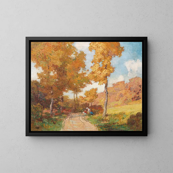 Onbekend - Edward Henry Potthast — ingelijst kunstwerk aan de muur