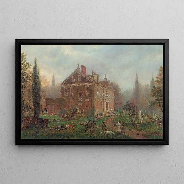 Edward Lamson Henry - The Attack on Chews House during the Battle of Germantown 1777.webp