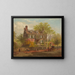 Het huis John Hancock - Edward Lamson Henry — ingelijst kunstwerk aan de muur