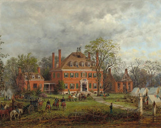 La vieille maison de Westover - Edward Lamson Henry — weergave van het kunstwerk