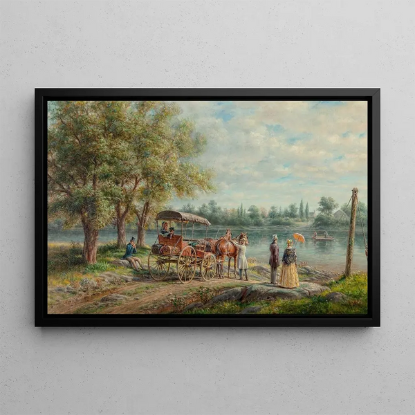 Edward Lamson Henry - Waiting at the Ferry.webp