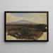 Catane en de Etna - Edward Lear — ingelijst kunstwerk aan de muur