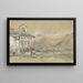 Lugano - Edward Lear — ingelijst kunstwerk aan de muur