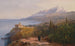 Mont Athos and the Stavronikita Monastery - Edward Lear — artwork view