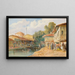 Parga, Greece - Edward Lear — framed artwork on a wall