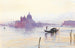 Santa Maria della Salute vanaf de Bacino, Venetië - Edward Lear — weergave van het kunstwerk