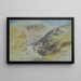 De keel in Suk Wady Barada, Libanon (conflict van cas) - Edward Lear — ingelijst kunstwerk aan de muur