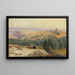 De vlaktes van Béthanie - Edward Lear — ingelijst kunstwerk aan de muur