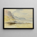 Les Thermopyles, Greece - Edward Lear — framed artwork on a wall