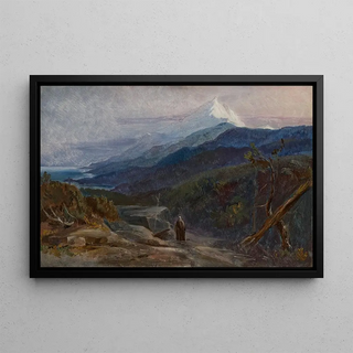 Edward Lear - View of Mount Athos Greece.webp
