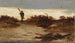 Vissersschilderij aan de waterkant - Edward Mitchell Bannister — weergave van het kunstwerk