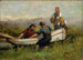 Personen bij een boot - Edward Mitchell Bannister — weergave van het kunstwerk