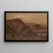 Landschap zonder titel met rotsen - Edward Mitchell Bannister — ingelijst kunstwerk aan de muur