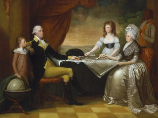 La famille Washington - Edward Savage — weergave van het kunstwerk