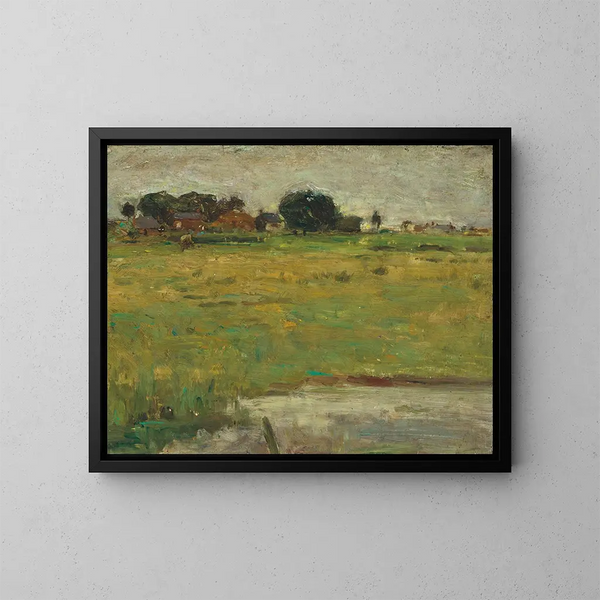 Studie in oktober - Edward Stott — ingelijst kunstwerk aan de muur