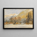 Landschap in de herfst, studie - Edward Theodore Compton — ingelijst kunstwerk aan de muur