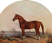 Dans van oorlog in een landschap - Edward Troye — weergave van het kunstwerk