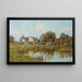 De oude watermolen - Edward Wilkins Waite — ingelijst kunstwerk aan de muur