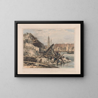 Edward William Cooke - Demolition of the Great or Chapel Pier of Old London Bridge.webp