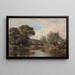 van Pont de Godstow bij Oxford - Edward William Cooke — ingelijst kunstwerk aan de muur