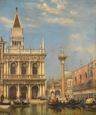 Edward William Cooke - The Piazzetta Of St Mark Venice.webp