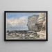 De rotsachtige strand en de kliffen bij Fécamp - Edward William Cooke — ingelijst kunstwerk aan de muur