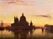 Venetië, Santa Maria della Salute bij zonsondergang - Edward William Cooke — weergave van het kunstwerk