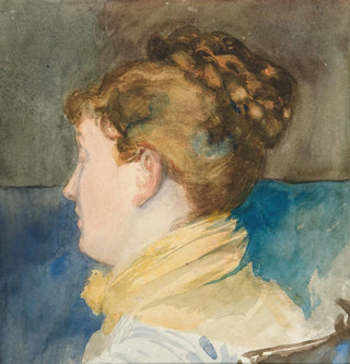 Portret van mevrouw Abbey - Edwin Austin Abbey
