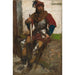 Reproductie van het schilderij Studie van figuur - Edwin Austin Abbey