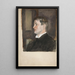 Portret van een jonge man - Edwin Austin Abbey — ingelijst kunstwerk aan de muur