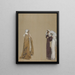 Studie Drie Figuren - Edwin Austin Abbey — ingelijst kunstwerk aan de muur