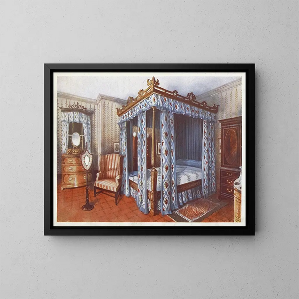 Een kamer Hepplewhite - Edwin Foley — ingelijst kunstwerk aan de muur