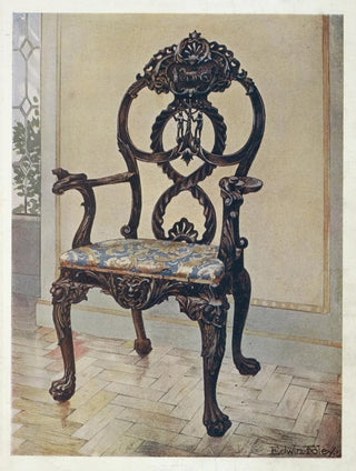 Edwin Foley - Carved early Chippendale chairmans chair.webp