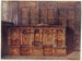 kist met munitie, aangeboden door Sir Hugh Offley toen hij burgemeester van Londen was in 1556, in de Sint-Marie-Overie kerk, nu de Sint-Sauwer kathedraal van Southwark - Edwin Foley — weergave van het kunstwerk