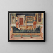 Suite géorgienne in mahoniehout en vergulding in de galerij en de groene salon van Longford Castle - Edwin Foley — ingelijst kunstwerk aan de muur