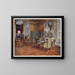 Koninklijk Muziek Salon Schilderij van Marie-Antoinette, paleis van Fontainebleau, Frankrijk - Edwin Foley — ingelijst kunstwerk aan de muur