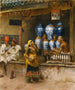 Een parfumerie winkel in Bombay - Edwin Lord Weeks — weergave van het kunstwerk