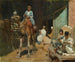 Een markt in Ispahan - Edwin Lord Weeks — weergave van het kunstwerk