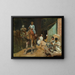 Een markt in Ispahan - Edwin Lord Weeks — ingelijst kunstwerk aan de muur