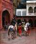 Paleis van de Indiase prins van Agra - Edwin Lord Weeks — weergave van het kunstwerk