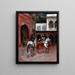 Paleis van de Indiase prins van Agra - Edwin Lord Weeks — ingelijst kunstwerk aan de muur