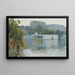 Meer bij Udaipur, India - Edwin Lord Weeks — ingelijst kunstwerk aan de muur