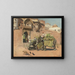 De olifanten van de Rajah van Jodhpur - Edwin Lord Weeks — ingelijst kunstwerk aan de muur